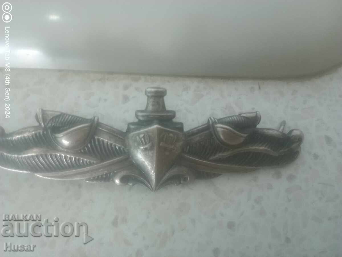 Delivery of Special US Navy (USA) Forces Insignia Silver Plated