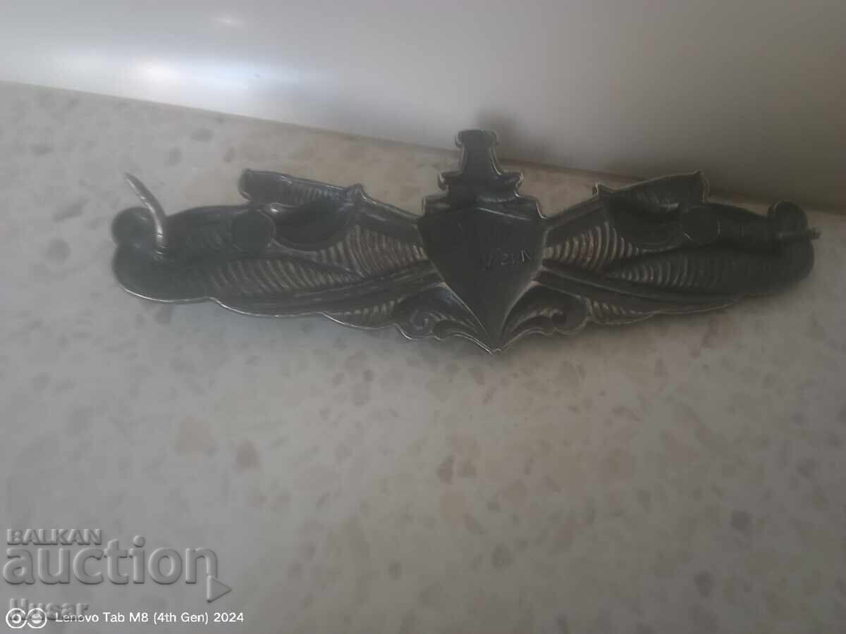Special US Navy (USA) Forces Insignia Silver Plated - 7