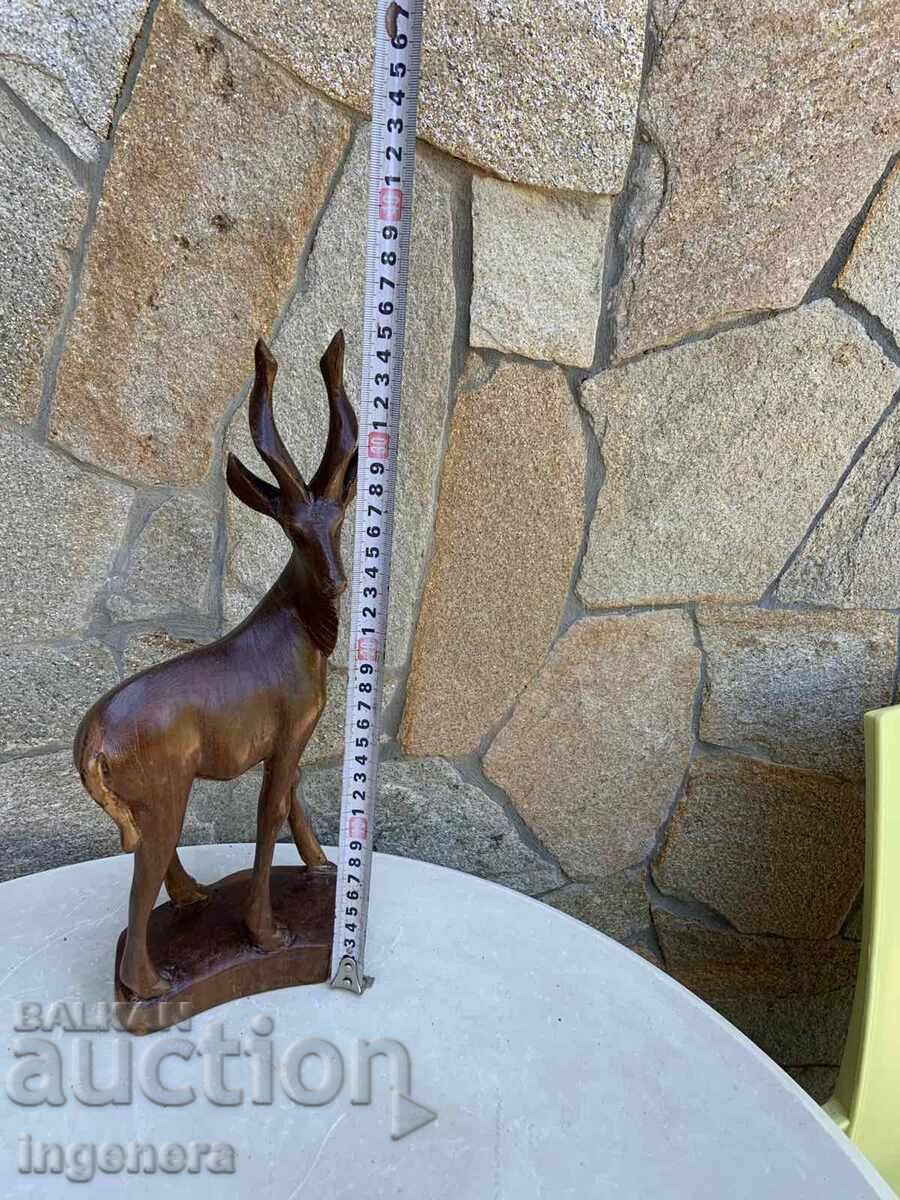 Доставка на СТАТУЕТКА ФИГУРА СКУЛПТУРА ДЪРВО-АНТИЛОПА КУДУ КРАСОТА