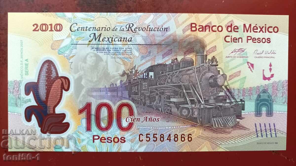 Mexico 100 Pesos 2010 UNC Polymer, Commemorative Mexico 100 Pesos 2010 UNC Polymer, Commemorative