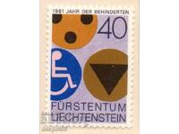 1981 Liechtenstein. International Year of Disabled Persons