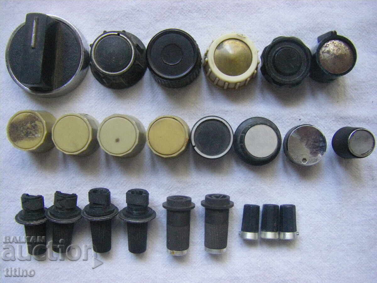 Ποτενσιόμετρων κουμπιά, περιστροφικά κουμπιά