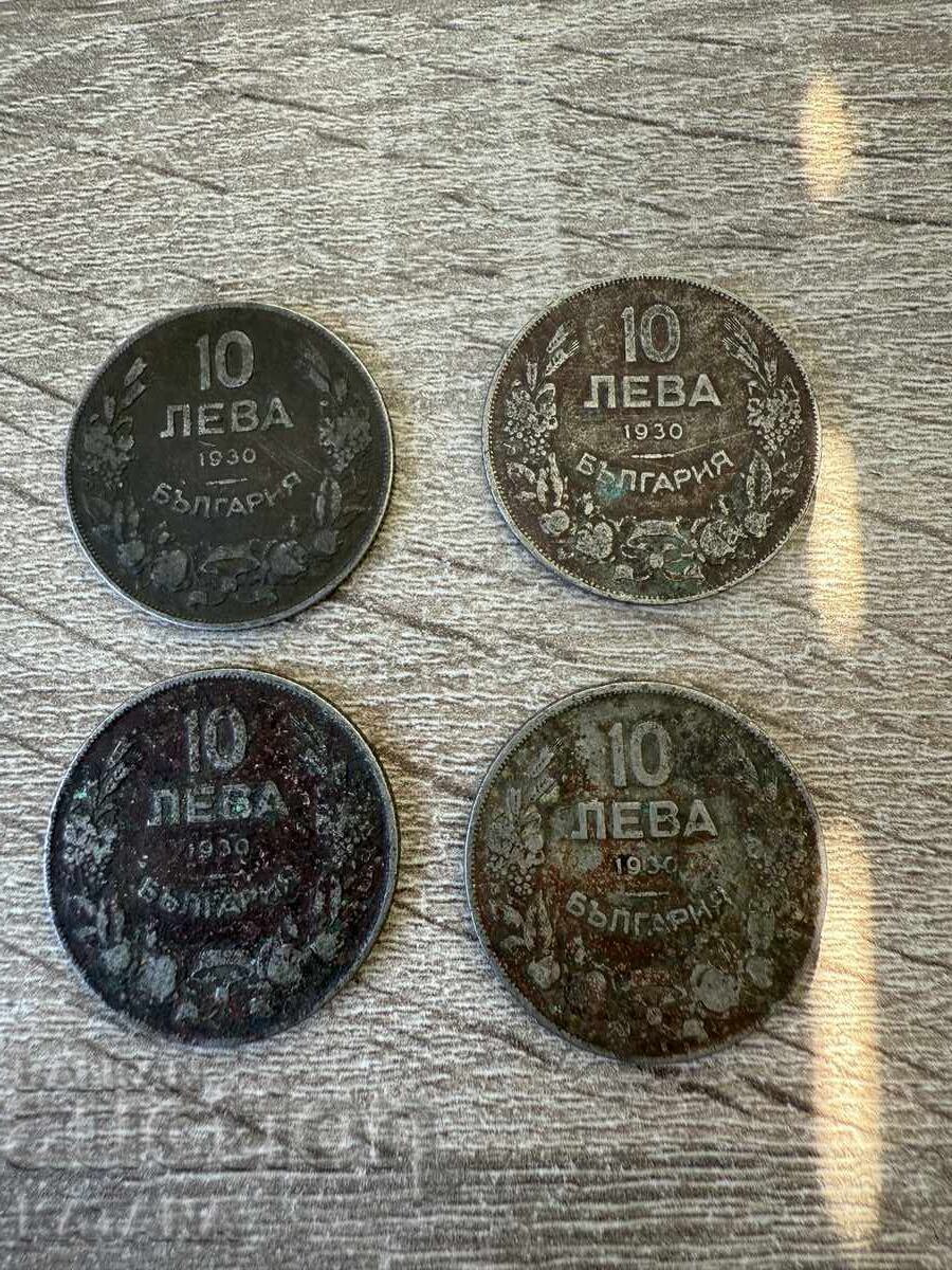 10 lei 1930 4 bucăți