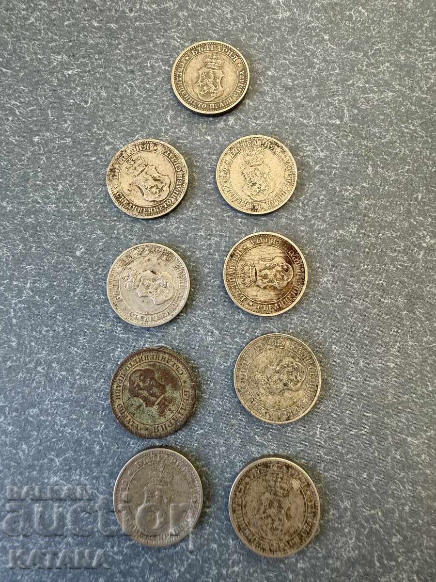 5 Stotinki 1913, 9 pieces with price 40.00 BGN | € 20.45