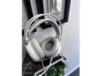 Гейминг слушалки Genesis - Neon 613, бели