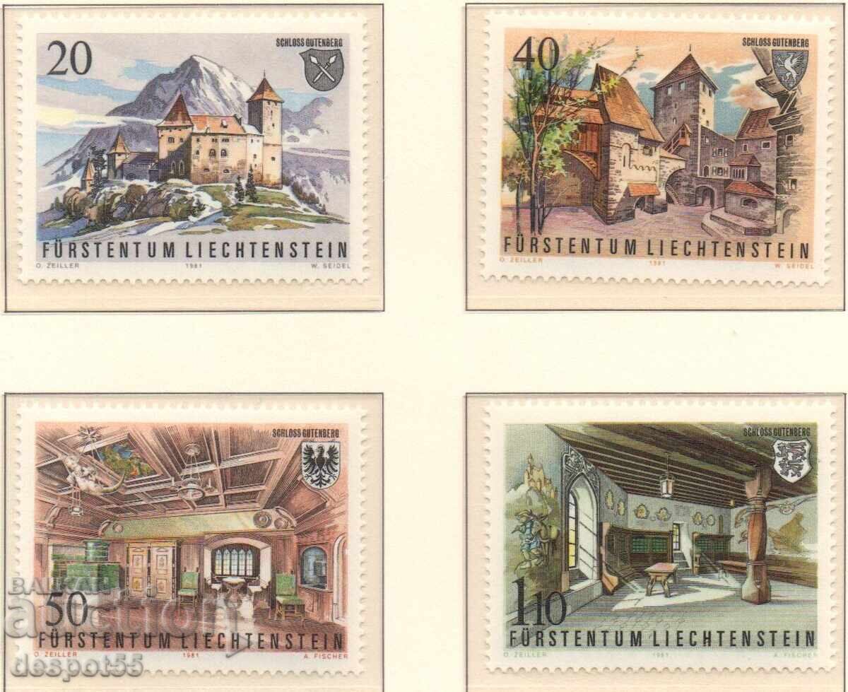 1981. Liechtenstein. Castelul Gutenberg 1981. Liechtenstein. Castelul Gutenberg