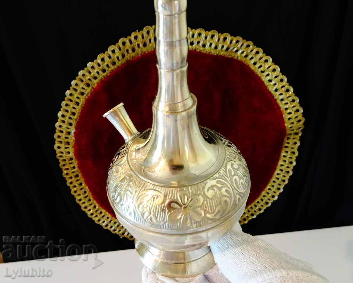 Silver-plated bronze hookah, marking - 6