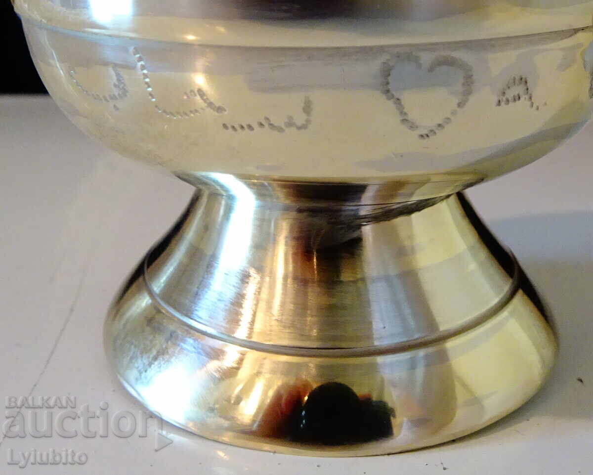 Silver-plated bronze hookah, marking - 7