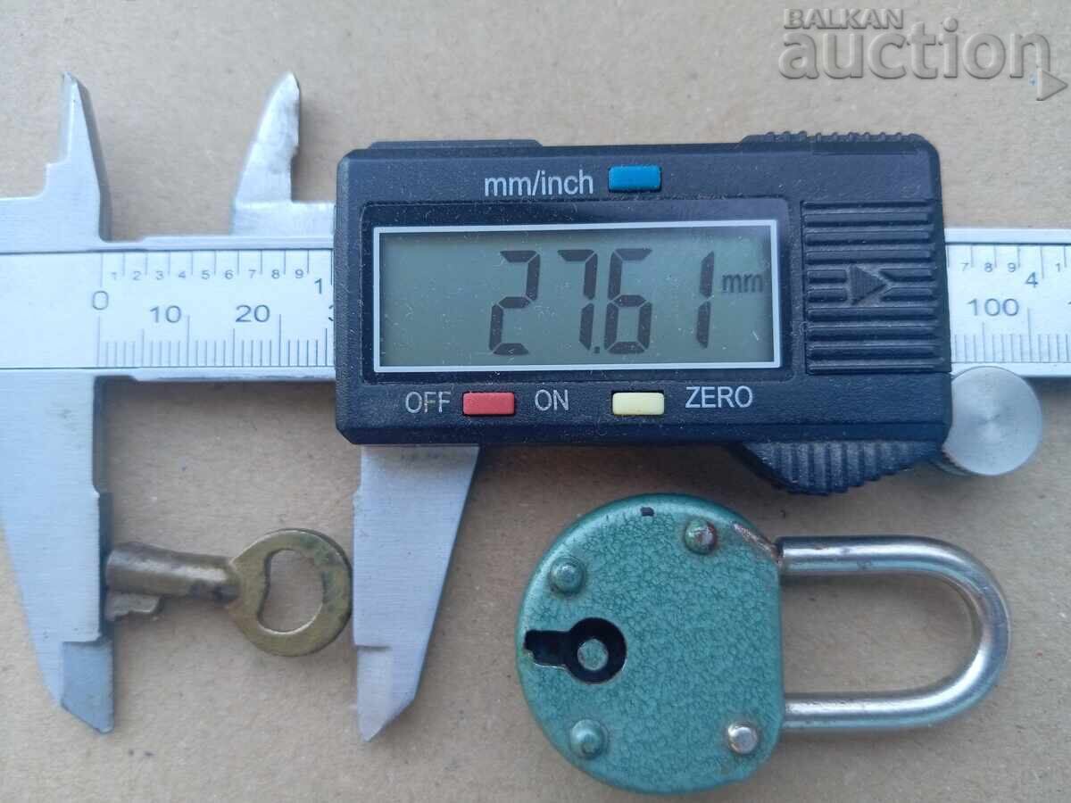 Lacăt mini retro vechi - 6