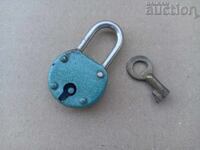 Lacăt mini retro vechi