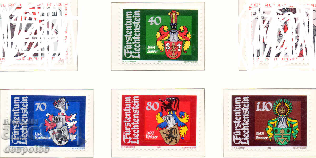 1982. Λιχτενστάιν. Θυρεός