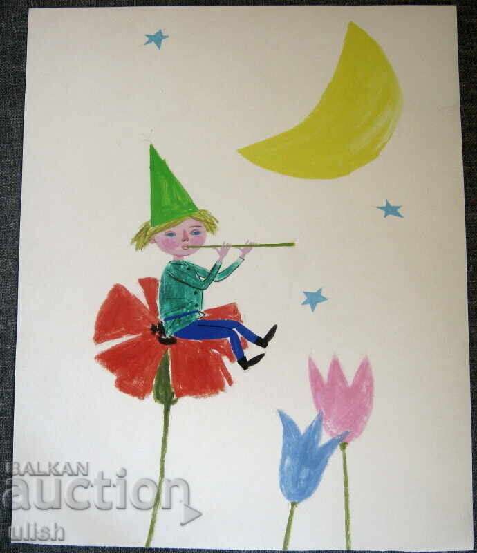 Illustration fairytale sketch watercolor Ivan Yovchev №3
