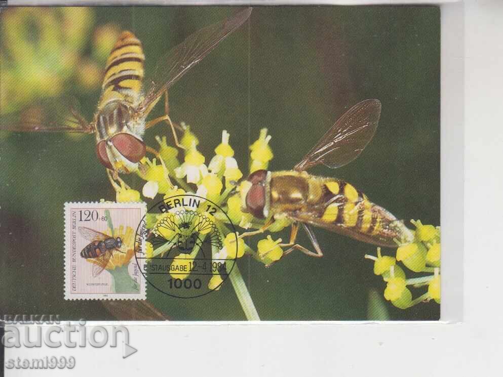 Ταχυδρομική κάρτα ΜΑΧ ΜΕ ΜΕΛΙΣΣΕΣ ΚΑΙ ΕΝΤΟΜΑ Ταχυδρομική κάρτα ΜΑΧ ΜΕ ΜΕΛΙΣΣΕΣ ΚΑΙ ΕΝΤΟΜΑ