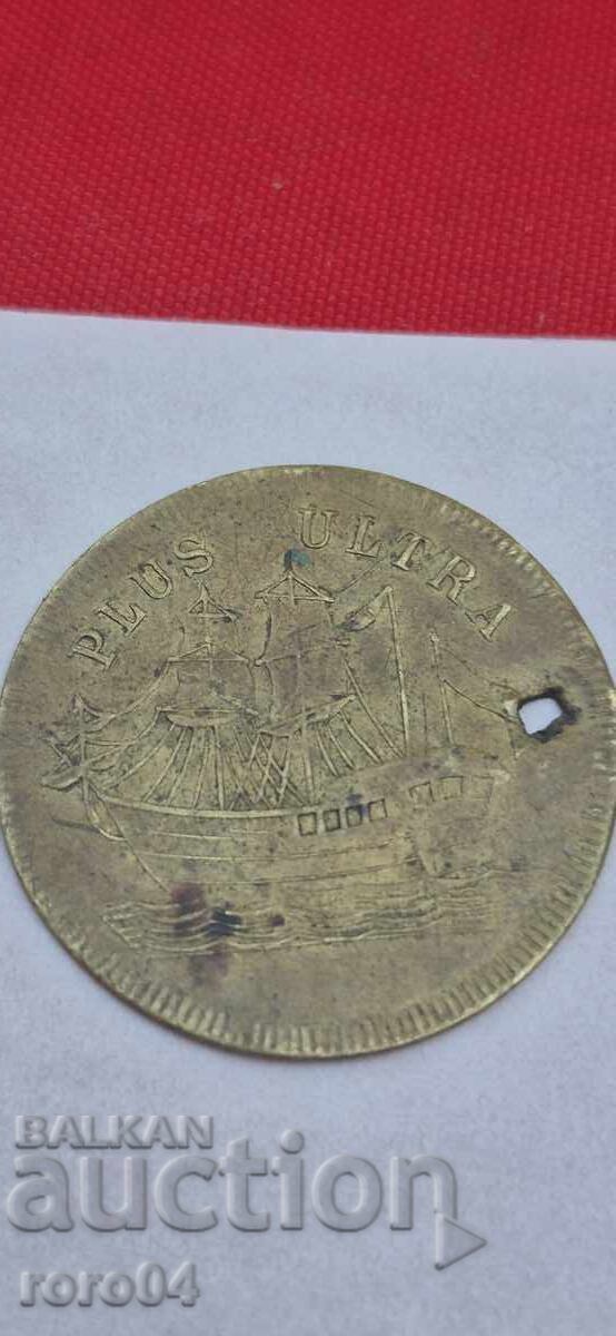 SHIP TOKEN - BRASS PENDANT FOR JEWELRY with price 11.99 BGN | € 6.13