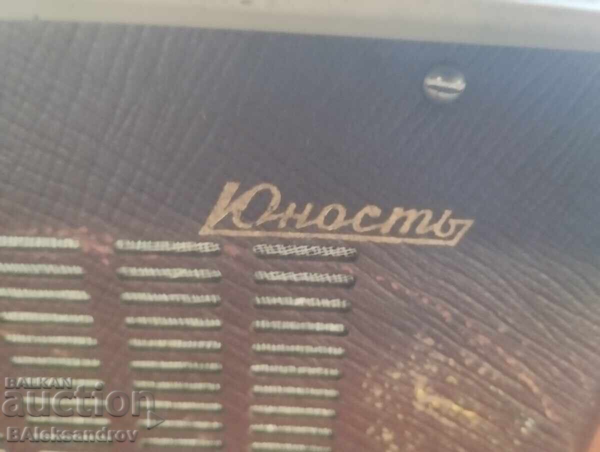 Valiză veche cu pick-up portabil - 5