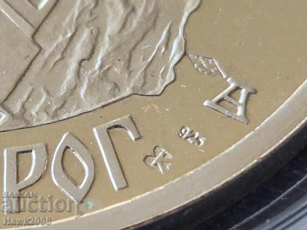 Silver Medal Plaque Coin Saint Basil of Ostrog - 6