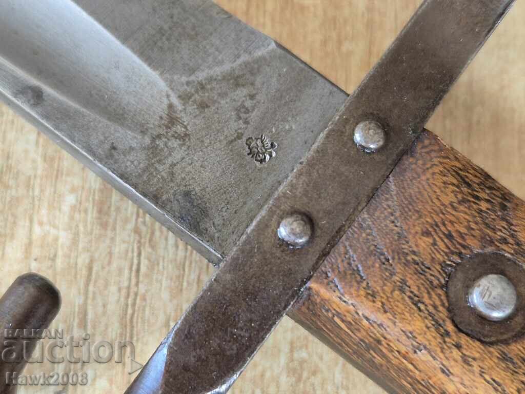 Teacă Mannlicher M 95, cuțit lopată, iatagan, sabie, pumnal, cuțit - 5