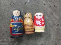 Păpuși matrioșca vechi din lemn