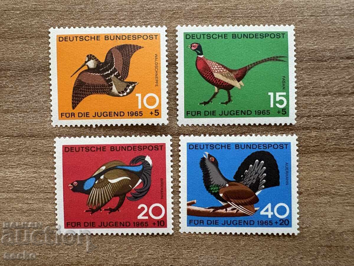 ФРГ/ГФР - Птици (1965) - MNH