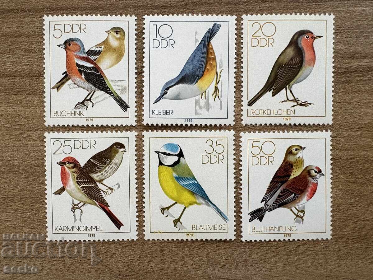 ΓΔΡ - Πτηνά του Ποίη (1979) MNH