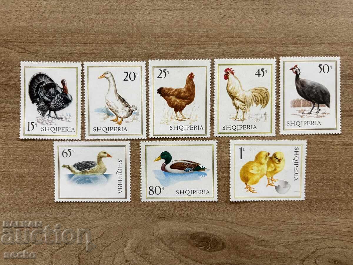 Албания - Птици - Домашни птици (1967) MNH