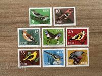 ΓΔΡ - Προστατευόμενα ωδικά πτηνά (1973) MNH