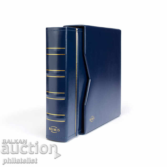 Leuchtturm NUMIS Classic άλμπουμ με 5 φύλλα μπλε χρώμα - 6