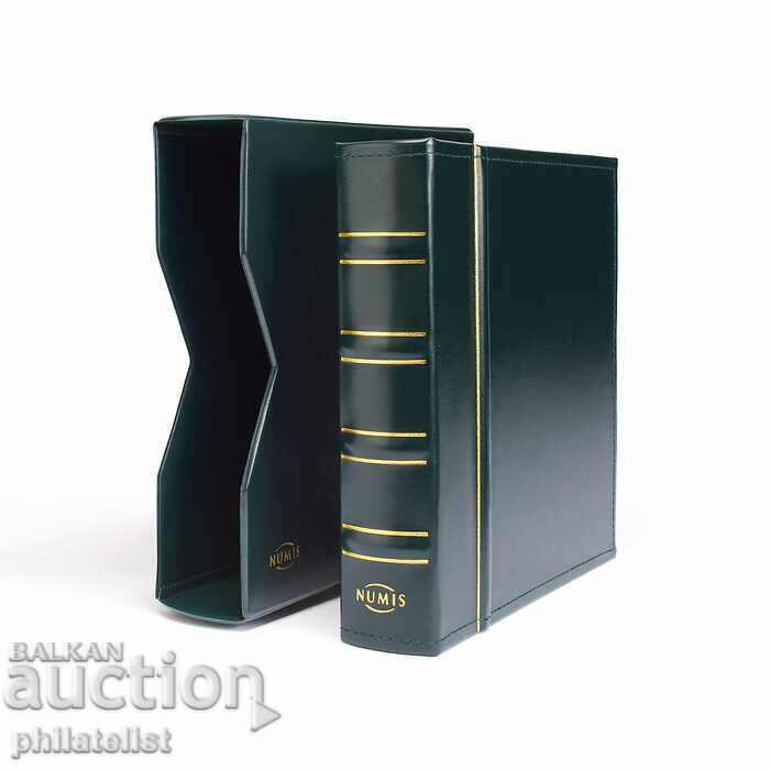 Leuchtturm NUMIS Classic άλμπουμ με 5 φύλλα μπλε χρώμα - 7