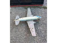 Παλιό Ουγγρικό μεταλλικό παιχνίδι μοντέλο αεροπλάνου