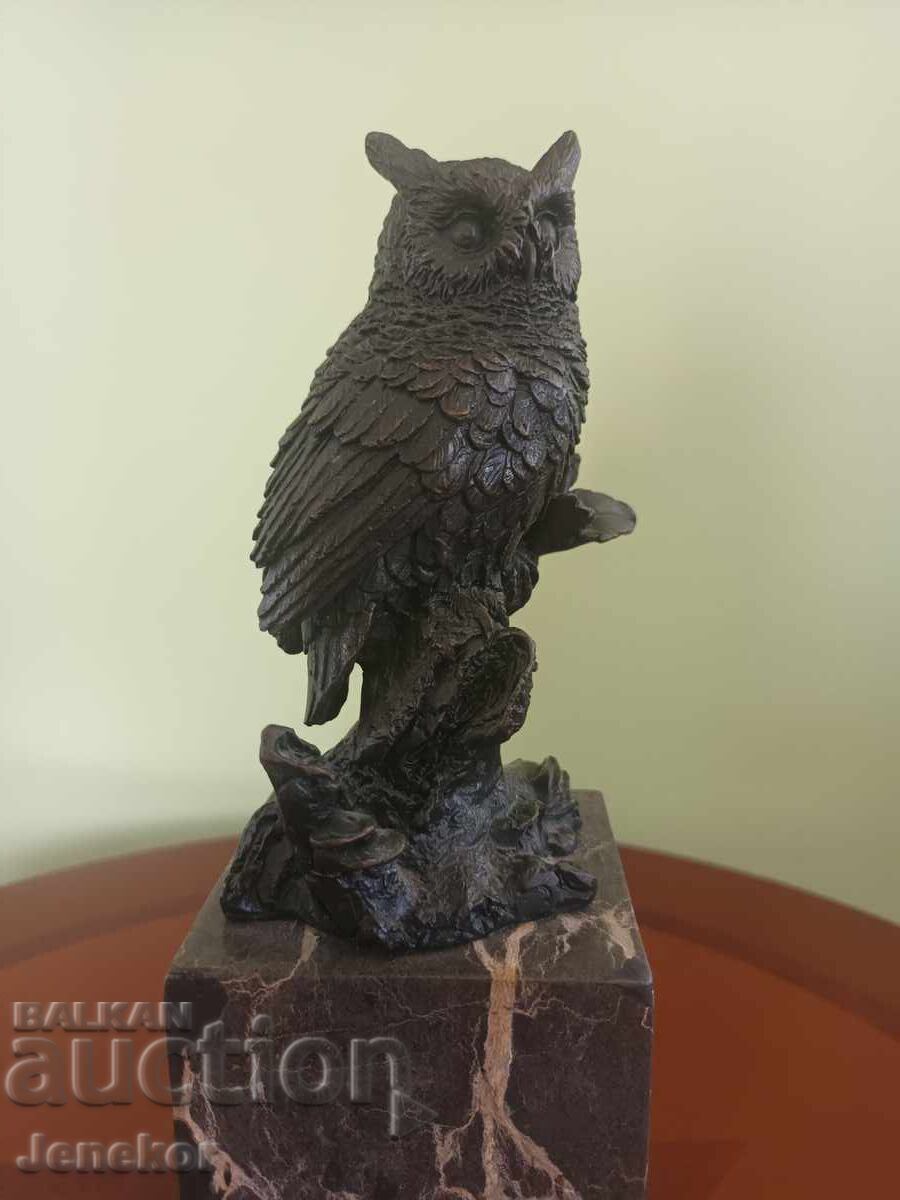 Χάλκινο άγαλμα κουκουβάγιας - 6