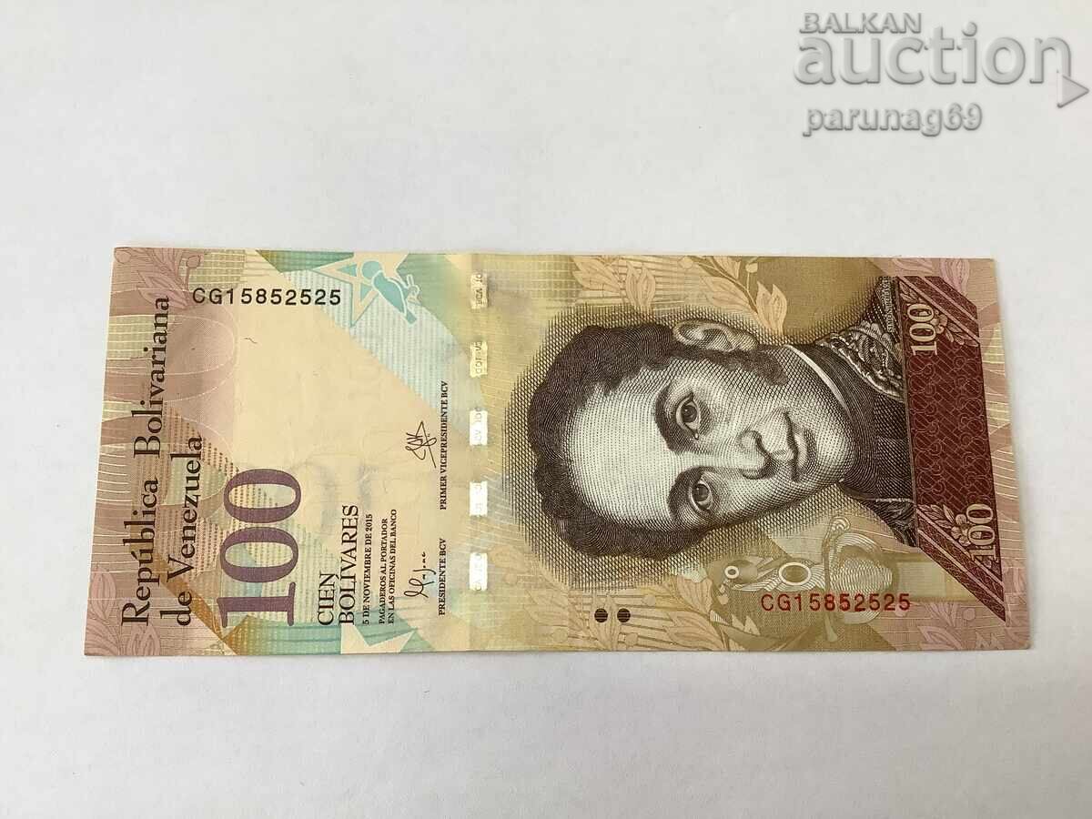 Auction Venezuela 100 Bolivares 2015 Year UNC Auction Venezuela 100 Bolivares 2015 Year UNC