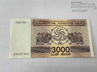 Georgia 3000 Lari 1993 Year UNC