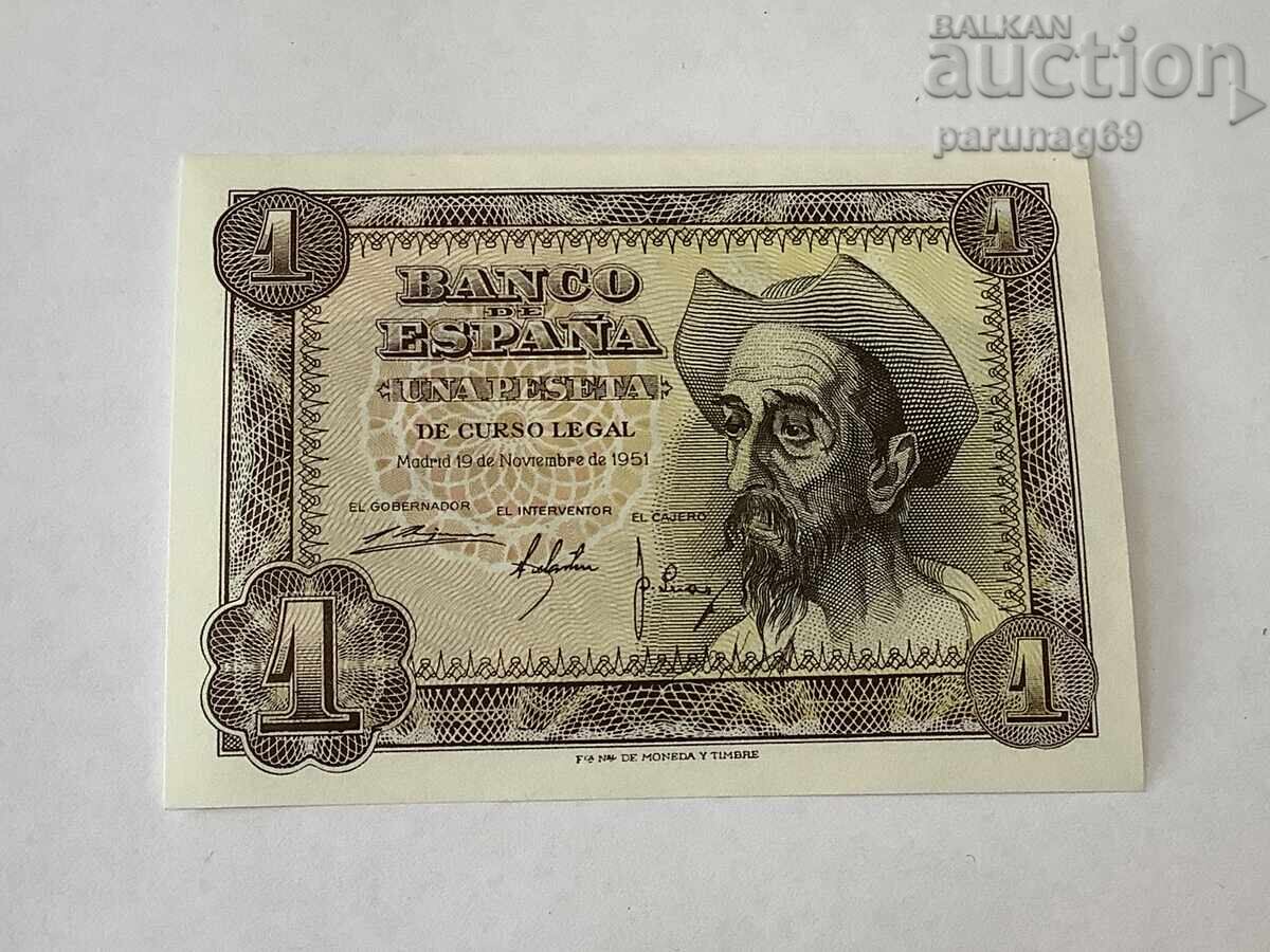 Spain 1 peseta 1951 UNC Spain 1 peseta 1951 UNC