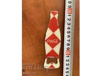 DESCHIZĂTOR DE STICLE EMAILAT VECHI COCA COLA COCA COLA