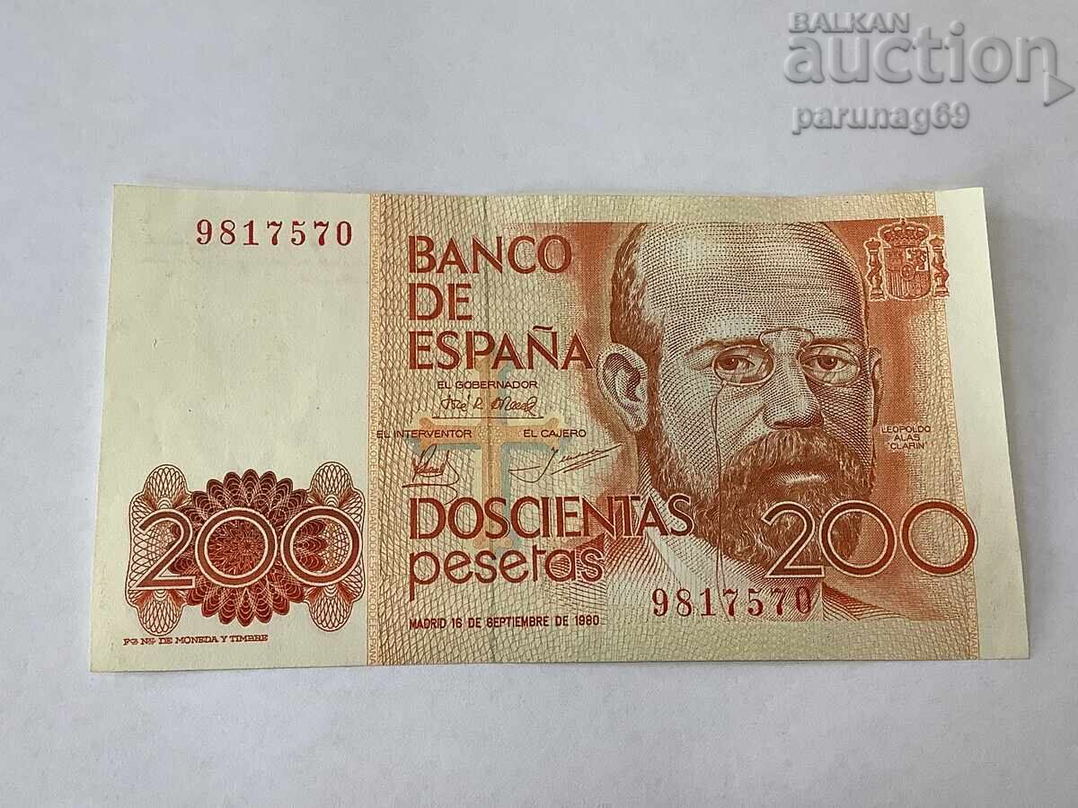 Spain 200 Pesetas 1980 UNC Spain 200 Pesetas 1980 UNC