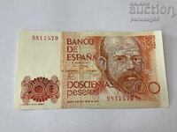 Spain 200 Pesetas 1980 UNC