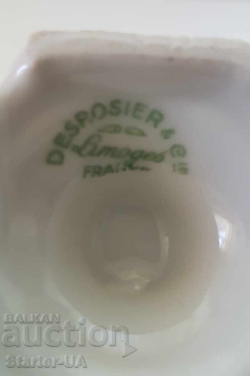 Όμορφη πορσελάνινη κανάτα με σήμανση. Limoges. Γαλλία - 6 Όμορφη πορσελάνινη κανάτα με σήμανση. Limoges. Γαλλία - 6