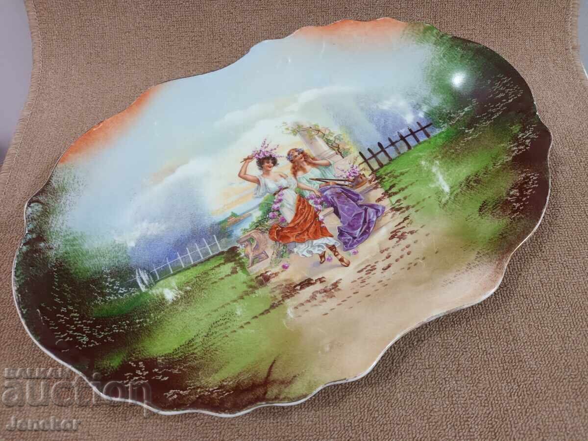 Vintage large Limoges platter - 5