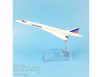 Concorde aircraft model metal Air France flight sky