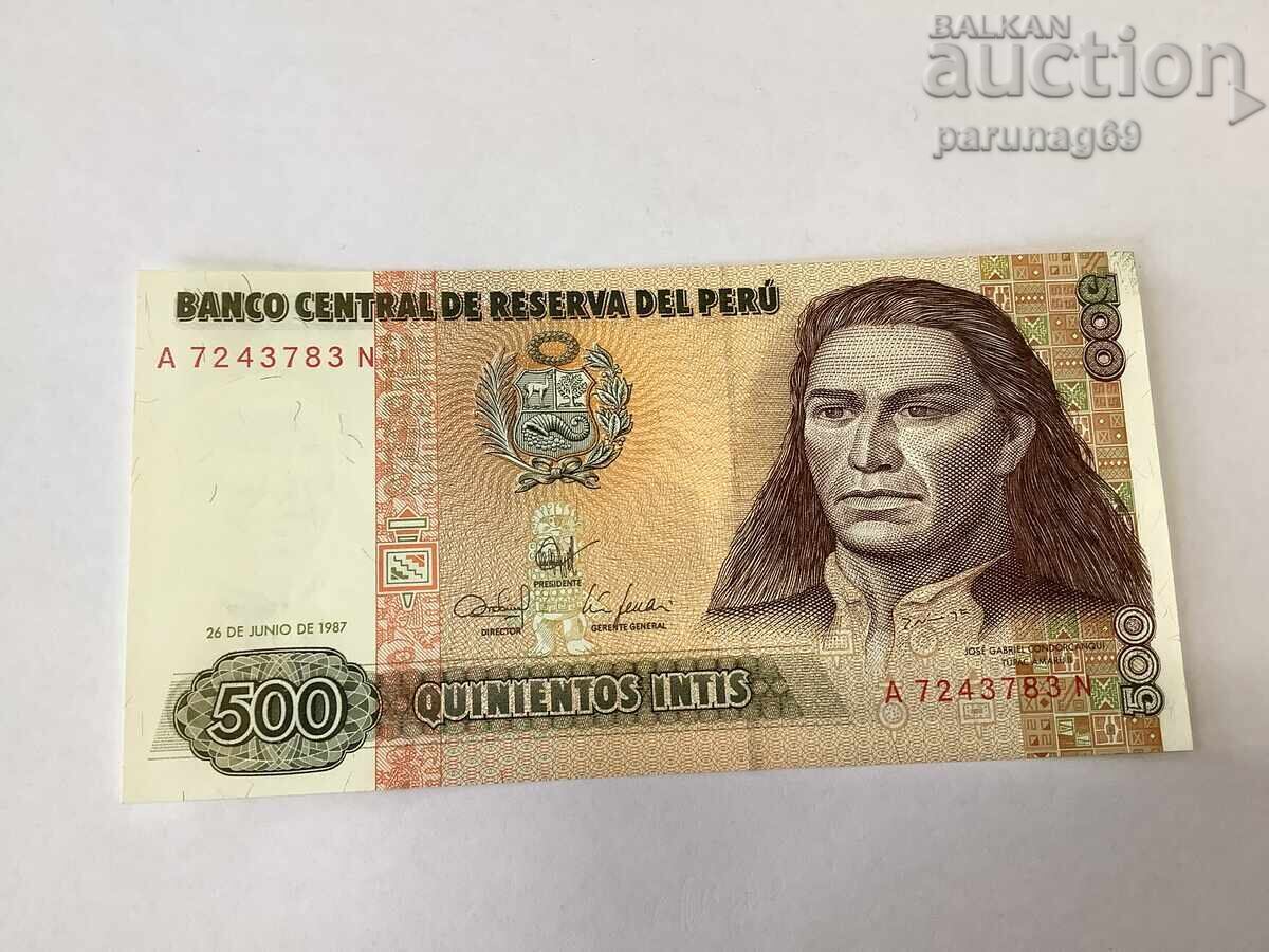 Peru 500 inti 1987 UNC