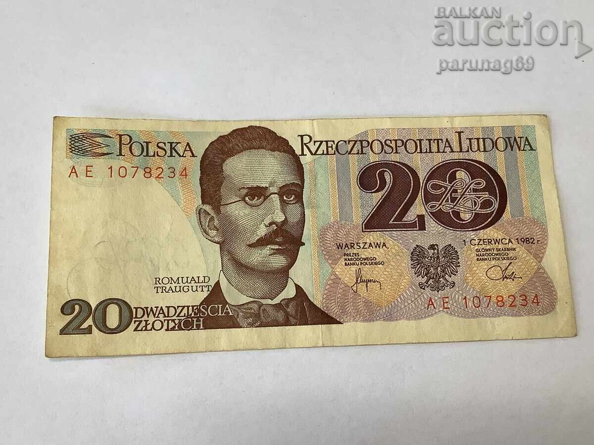 Πολωνία 20 ζλότι 1982 godina