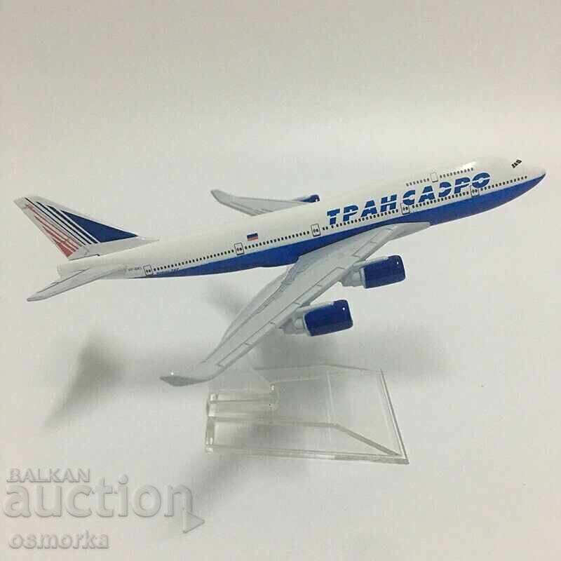 Boeing 747 aircraft model Transaero Russia domestic flights - 5