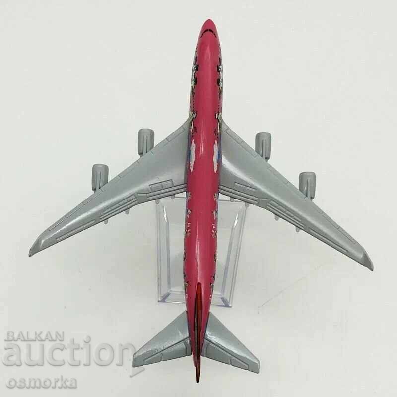 Παράδοση Μοντέλο αεροπλάνου Boeing 747, μακέτα, Μίκυ Μάους, Μίνι, Disney, Αλαντίν