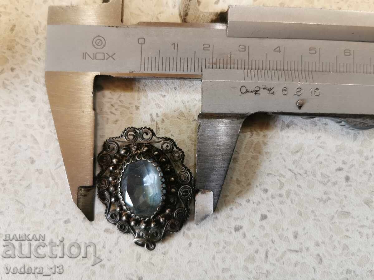 Доставка на БРОШКА ФИЛИГРАН СРЕБРО