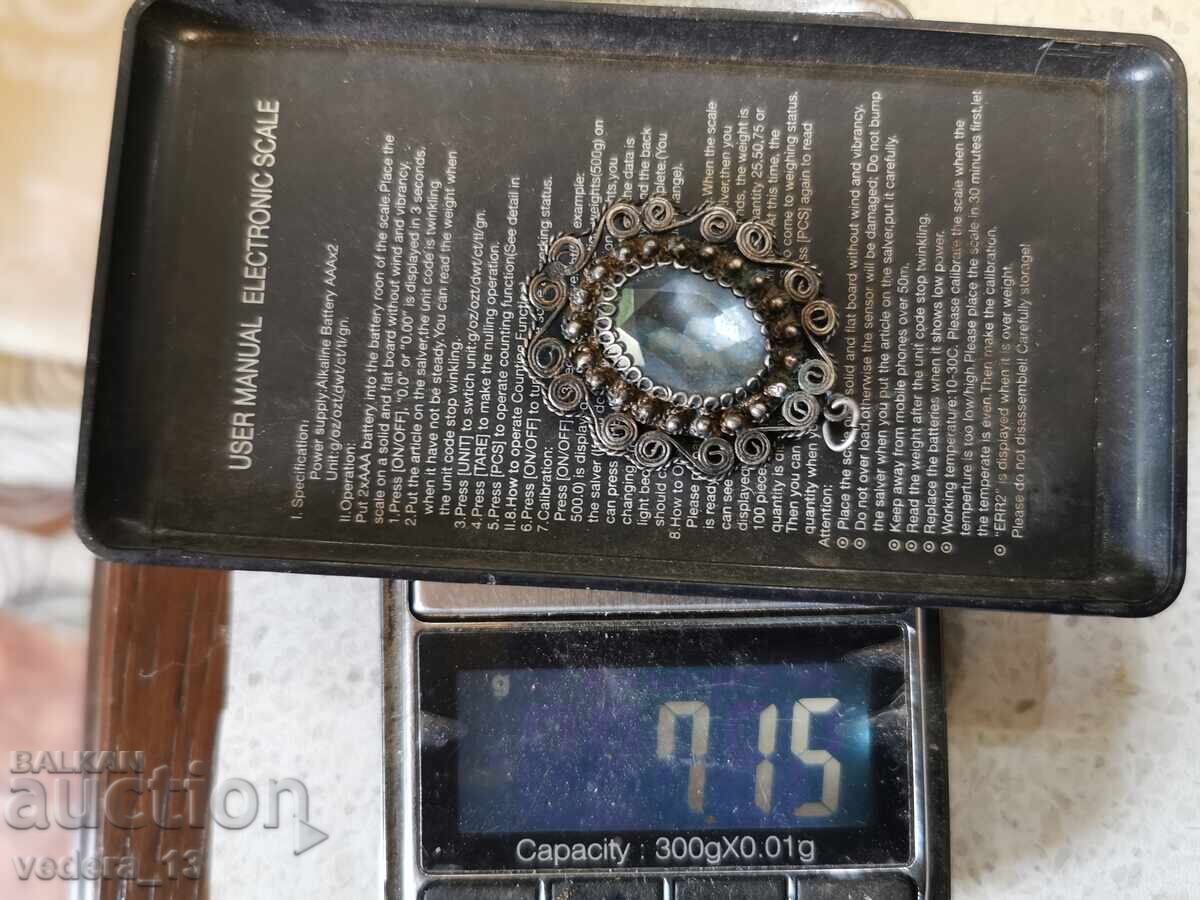 БРОШКА ФИЛИГРАН СРЕБРО - 5