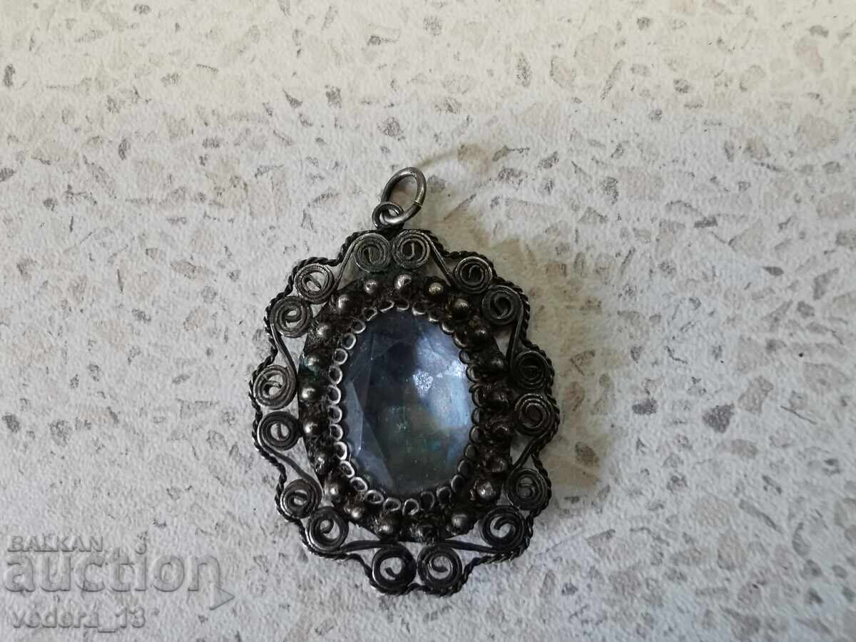 БРОШКА ФИЛИГРАН СРЕБРО