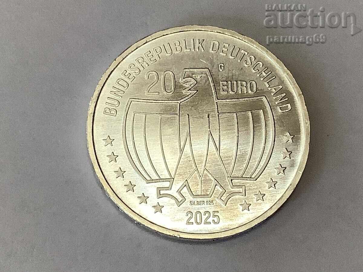 Germany 20 Euro 2025 Women's Year Silver 0.925 with price 52.00 BGN | € 26.59 Germany 20 Euro 2025 Women's Year Silver 0.925 with price 52.00 BGN | € 26.59