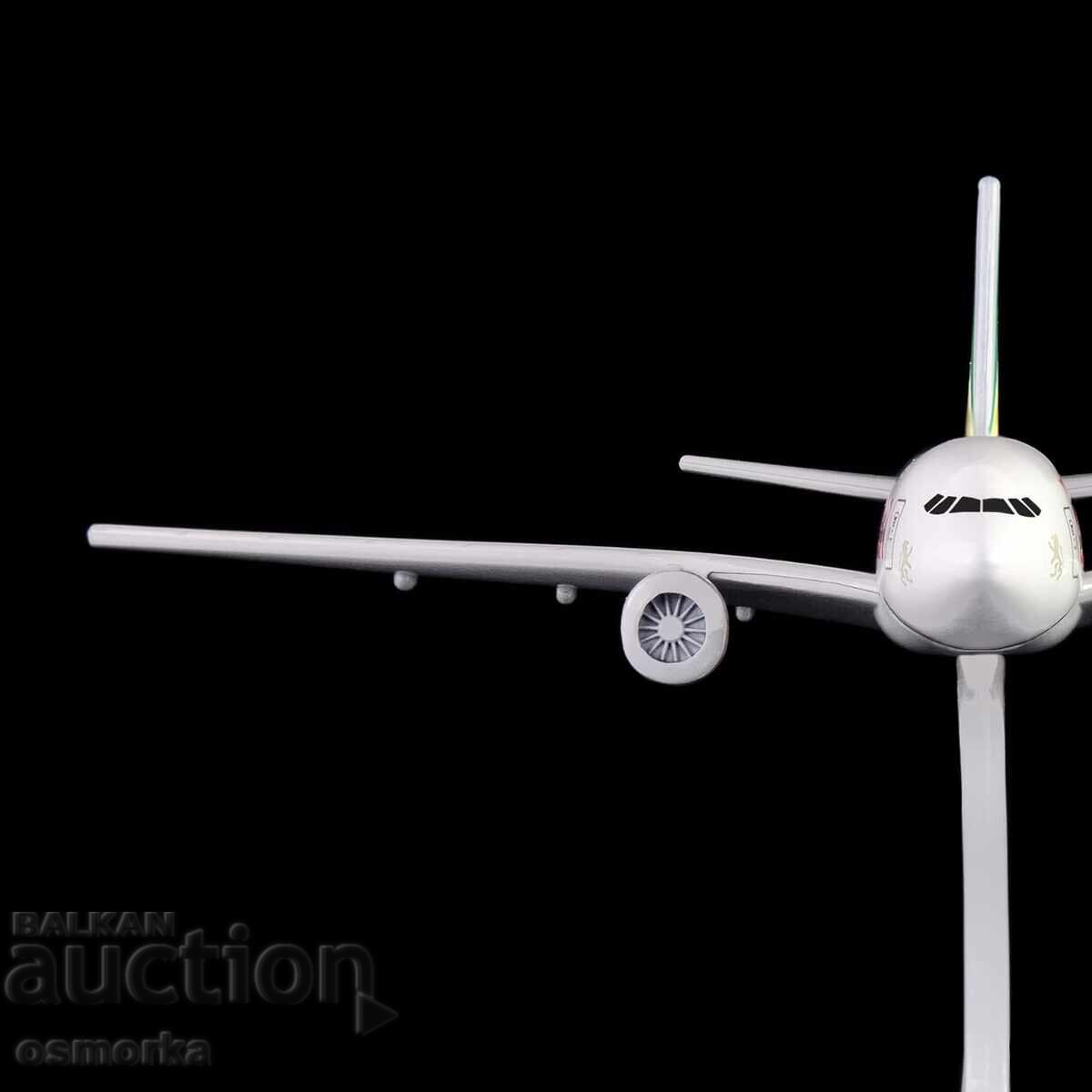 Boeing 777 aircraft model replica Ethiopian Africa flights runway - 5