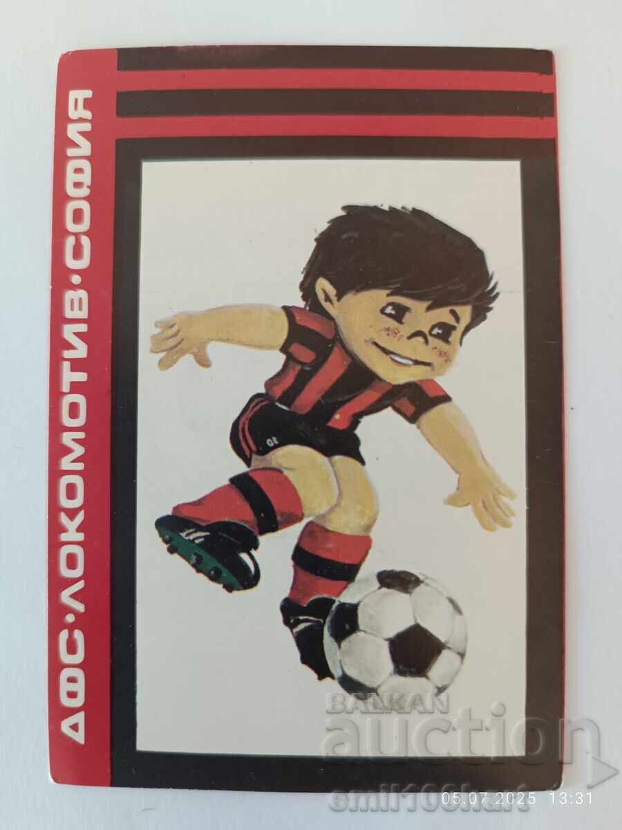 Football Club Lokomotiv Sofia Calendar 1983