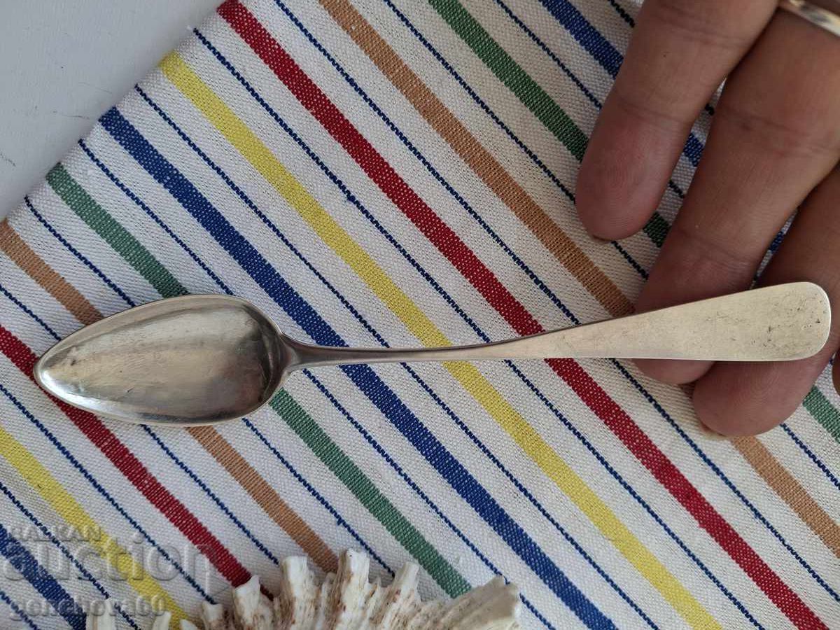 1883 engraved silver spoon with initials - 6